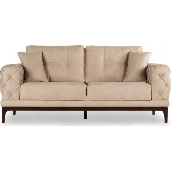 Lale 2-sits bddsoffa - Cream