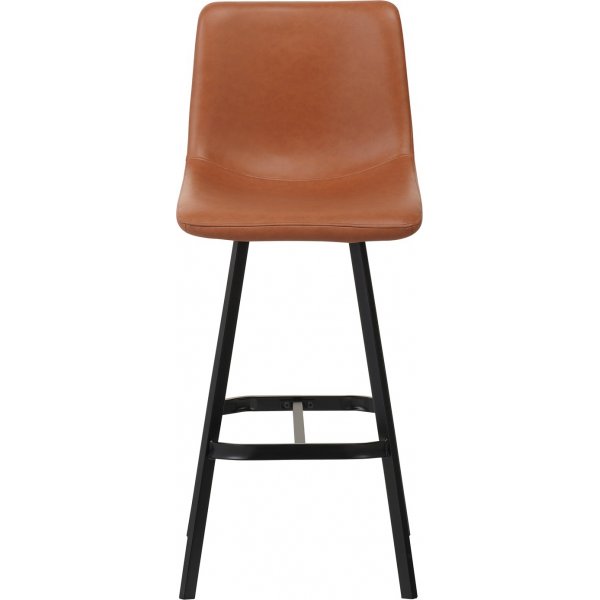 Oregon barstol - Brun PU/svart + Textilrengöring för möbler Oregon barstol - Brun PU/svart + Textilrengöring för möbler