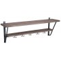 Soho hatthylla 100 cm i industristil - Gr