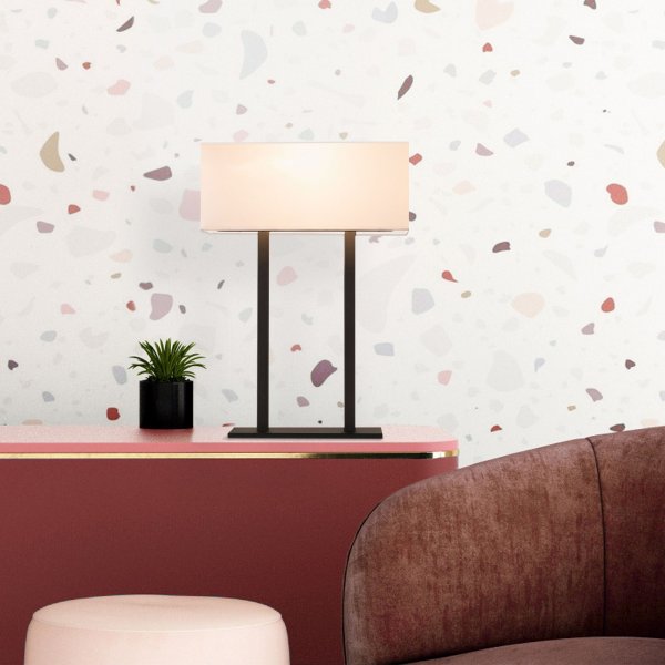 Lampe de table Salo - Blanc/noir Lampe de table Salo - Blanc/noir