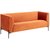 Anna 3-sits soffa - Orange velour