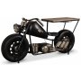 Barbord Ride On motorcykel vintage - Metall/Tr