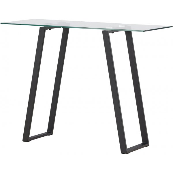 Table en relief Horten 100 x 40 cm - Noir/Transparent Table en relief Horten 100 x 40 cm - Noir/Transparent
