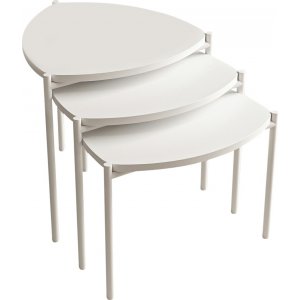 Table Lenny 45 x 45 cm - Blanc