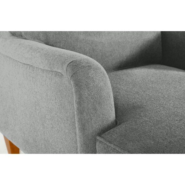 Chaiselounge Howard Watford Deluxe - Grå + Textilrengöring för möbler Chaiselounge Howard Watford Deluxe - Grå + Textilrengöring för möbler