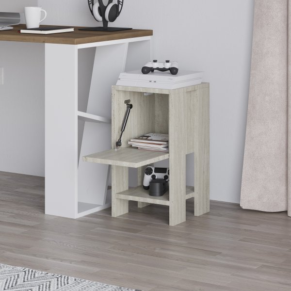 Ema sängbord - Travertin Ema sängbord - Travertin