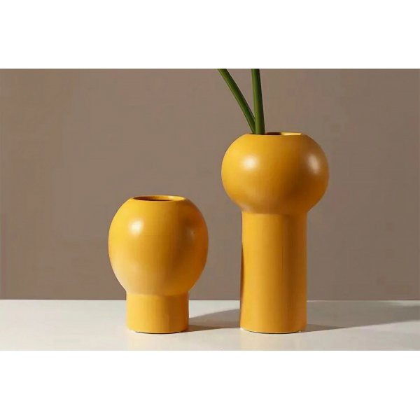 Vase en mica - Orange