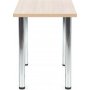 Buno matbord 90 cm - Sonoma ek/krom