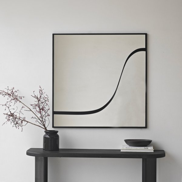 Miroir abstrait 2 - Noir Miroir abstrait 2 - Noir
