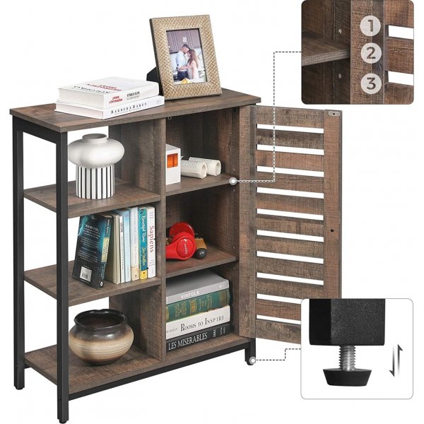 Meuble de rangement Vilgot - Marron/noir Meuble de rangement Vilgot - Marron/noir