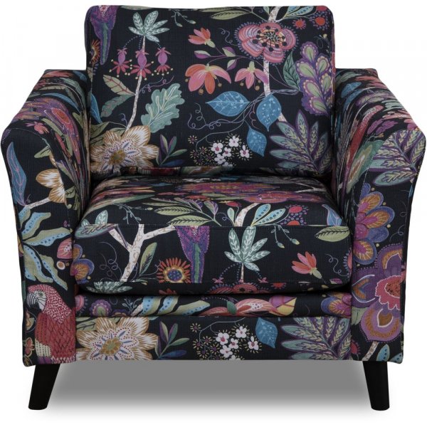 Eker blommig ftlj - Eden Parrot Black