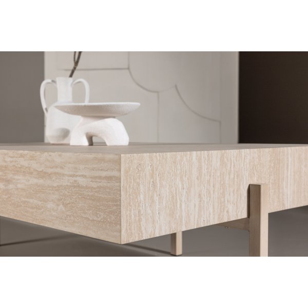 Vadholmen soffbord 130 x 76 cm - Whitewash