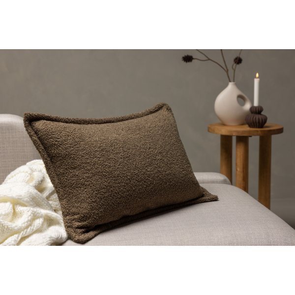 Tuva kussenhoes 60 x 40 cm - Bruin