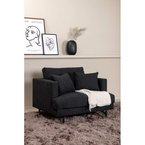 Fauteuil Coeur - Noir Fauteuil Coeur - Noir