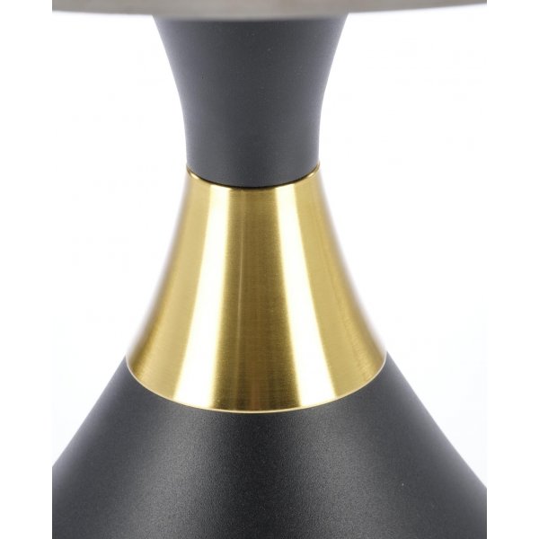 Scalita salontafel Ø50 cm - Zwart marmer/zwart/goud Scalita salontafel Ø50 cm - Zwart marmer/zwart/goud