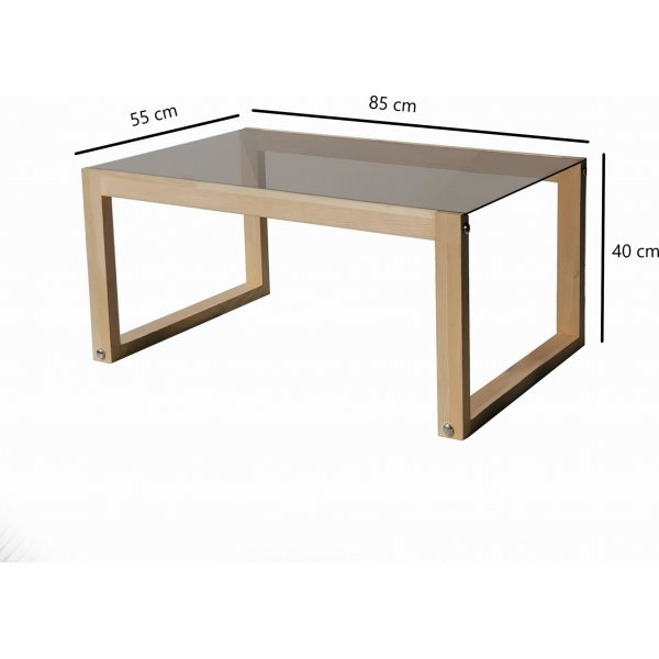 Table basse Via 85 x 55 cm - Pin clair Table basse Via 85 x 55 cm - Pin clair