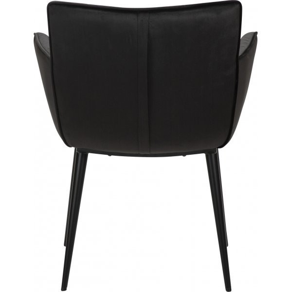 Fauteuil Join - Velours noir Fauteuil Join - Velours noir