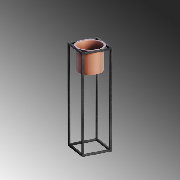 Pot Plato 23 - Noir/cuivre