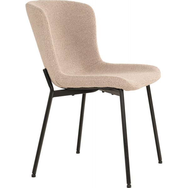 Chaise de salle  manger Maceda Boucle beige