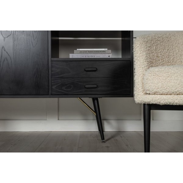 Ansmark sideboard - Svart/mässing Ansmark sideboard - Svart/mässing