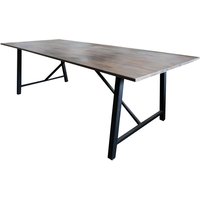 Matbord Bohuslän 250 cm - Svart / Mörk Teak Matbord Bohuslän 250 cm - Svart / Mörk Teak