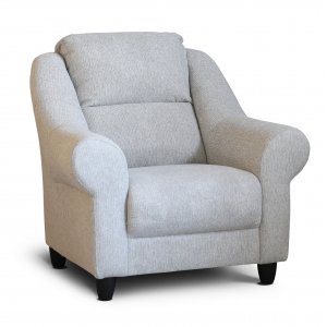 Bali fauteuil in grijsbeige stof