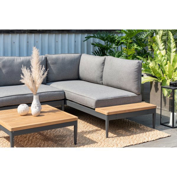 Ensemble de canap�s Lifestyle Garden Topaz - Gris/teck