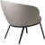 Fauteuil club Billy gris PU