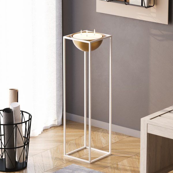 Pot Plato 20 - Blanc/or Pot Plato 20 - Blanc/or