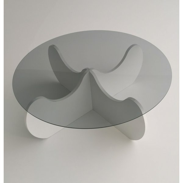 Table basse Himalaya Ø90 cm - Blanc Table basse Himalaya Ø90 cm - Blanc