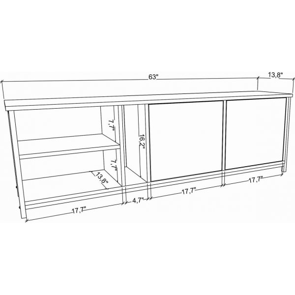 Banc multimdia Primrose - Noir/chne