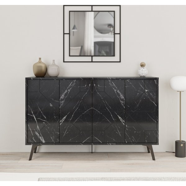 Buffet Dune 123 cm - Noir Buffet Dune 123 cm - Noir