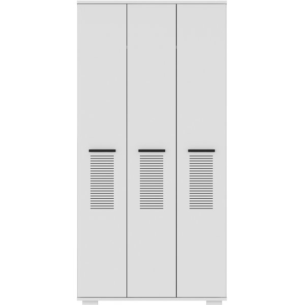 Armoire Asimo 90 x 45 x 183 cm - Blanc Armoire Asimo 90 x 45 x 183 cm - Blanc