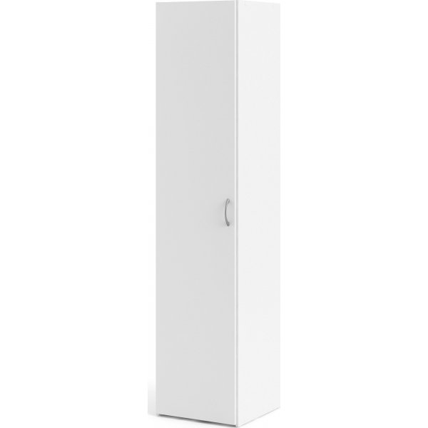 Garderob vit 40 cm bred och 175 cm hg + Mbeltassar