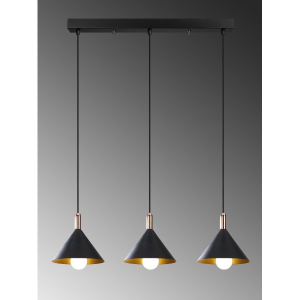 Plafonnier Berkeley 203-S1 - Noir Plafonnier Berkeley 203-S1 - Noir