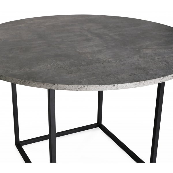 Sintorp matgrupp, runt matbord Ø115 cm inkl 4 st pinnstolar Castor - Betong (Laminat) Sintorp matgrupp, runt matbord Ø115 cm inkl 4 st pinnstolar Castor - Betong (Laminat)