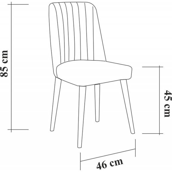 Groupe repas Vina 1053 - Noyer/anthracite Groupe repas Vina 1053 - Noyer/anthracite
