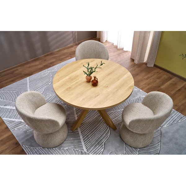 Matbord natur 120 cm