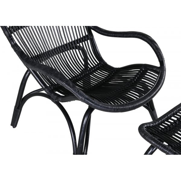 Ella fåtölj - Svart/Offwhite Ella fåtölj - Svart/Offwhite