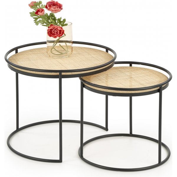 Utara salontafel Ø41/51 cm - Zwart Utara salontafel Ø41/51 cm - Zwart