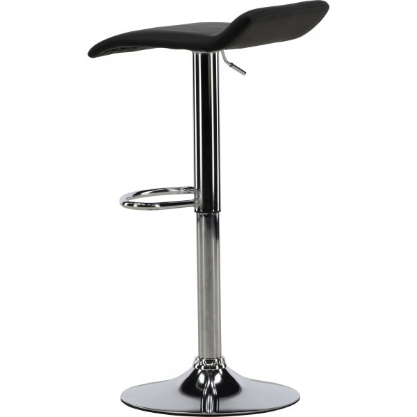 Tabouret de bar Jonna - Noir/argent Tabouret de bar Jonna - Noir/argent