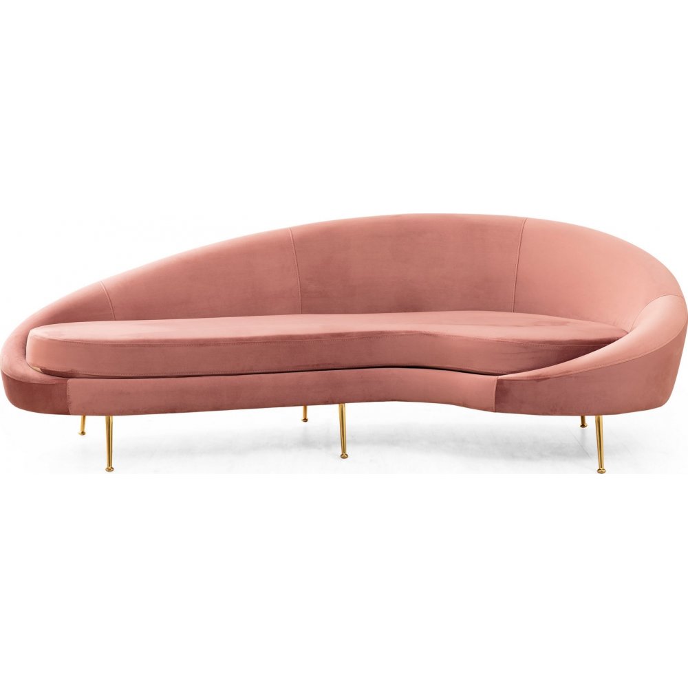 Essie divansoffa höger - Rosa - Soffor med divan, Divansoffor, Soffor