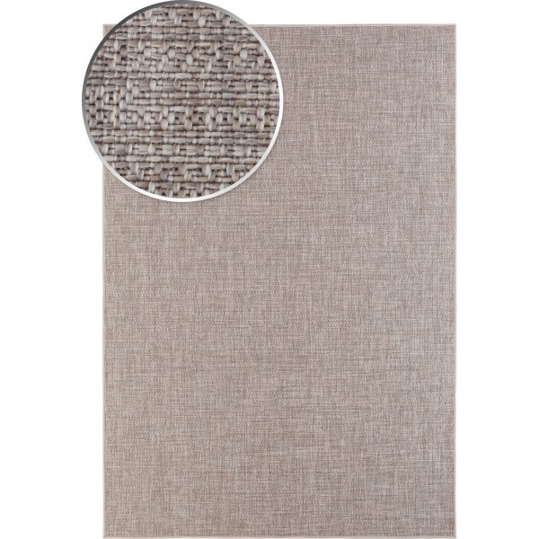 Capri platgeweven vloerkleed Linnen