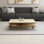 Diamond soffbord 90 x 50 cm - Ek/svart
