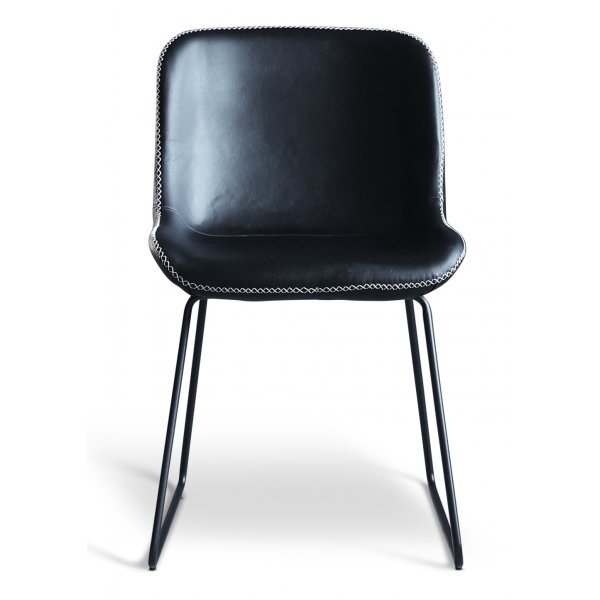 Groupe de salle  manger Texas avec 8 chaises de salle  manger Texas PU noir + table  manger Texas chne clair 200x100 cm