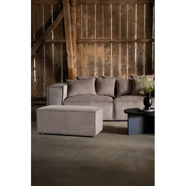 Gillholmen sittpuff - Brun manchester Gillholmen sittpuff - Brun manchester