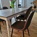 Kundbild Atlantic Empire matstol - Brun / Svart