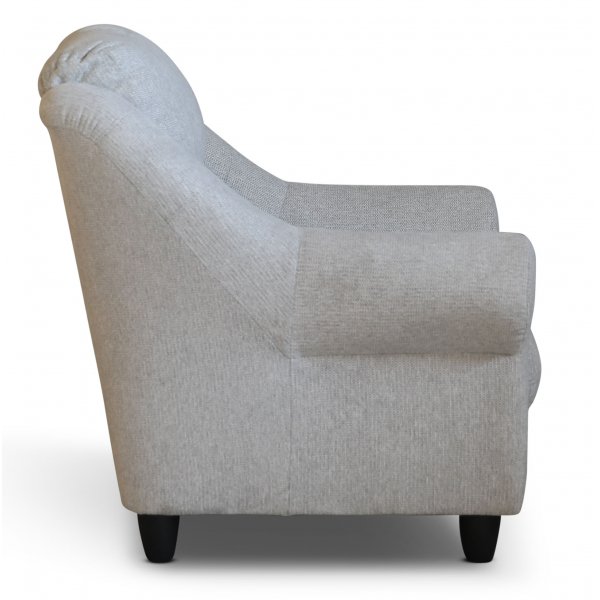 Fauteuil Bali en tissu gris beige Fauteuil Bali en tissu gris beige