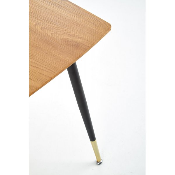 Table à manger Sidon 120 x 70 cm - Chêne/noir Table à manger Sidon 120 x 70 cm - Chêne/noir