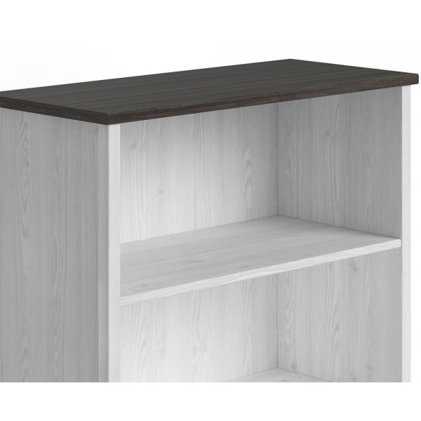 Salvador bokhylla - Vit/svart Salvador bokhylla - Vit/svart